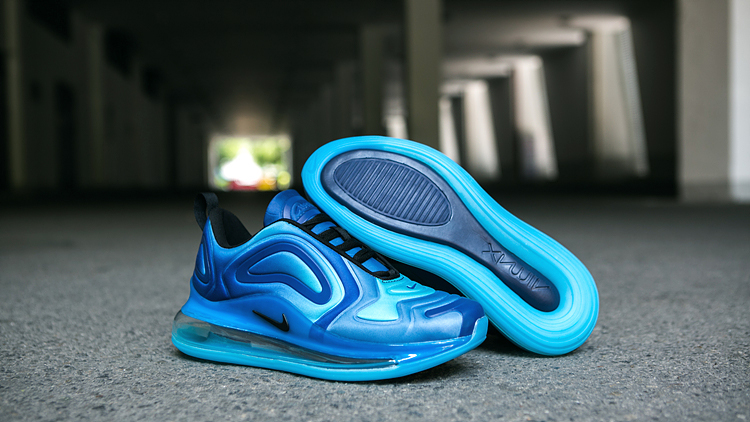 2018 Men Nike Air Max 720 Blue Black